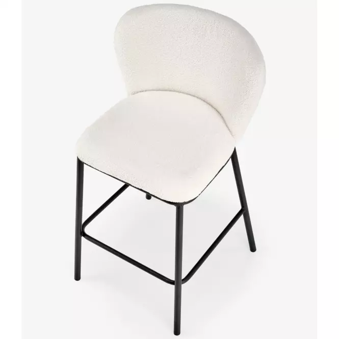 Barová Stolička H119 krémová/čierna