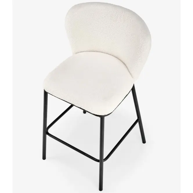 Barová Stolička H119 krémová/čierna,9