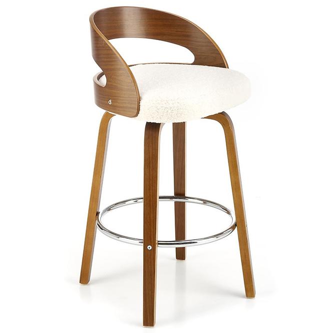 Barová Stolička H110 krém/orech
