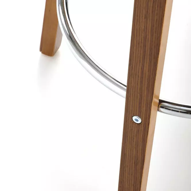 Barová Stolička H110 krém/orech
