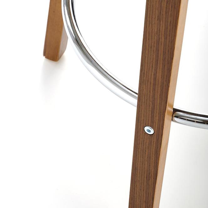 Barová Stolička H110 krém/orech