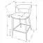 Barová Stolička H114 popol/orech,2