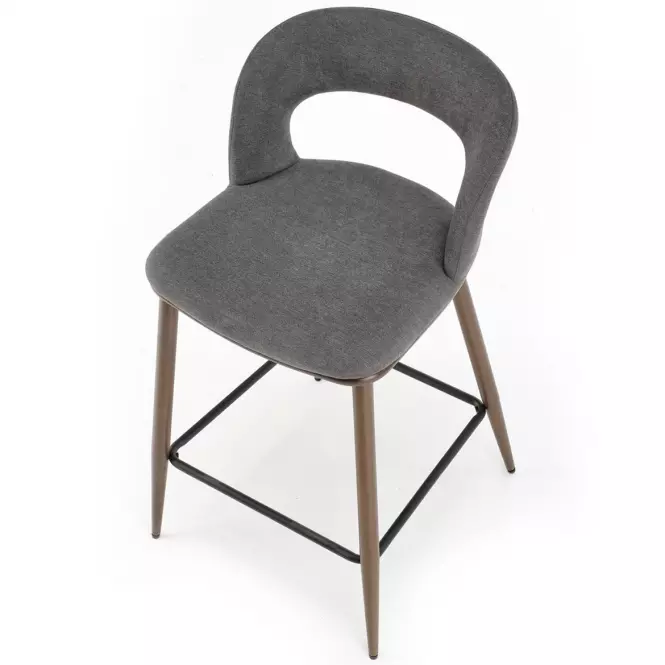 Barová Stolička H114 popol/orech