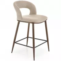Barová Stolička H114 béžová/orech