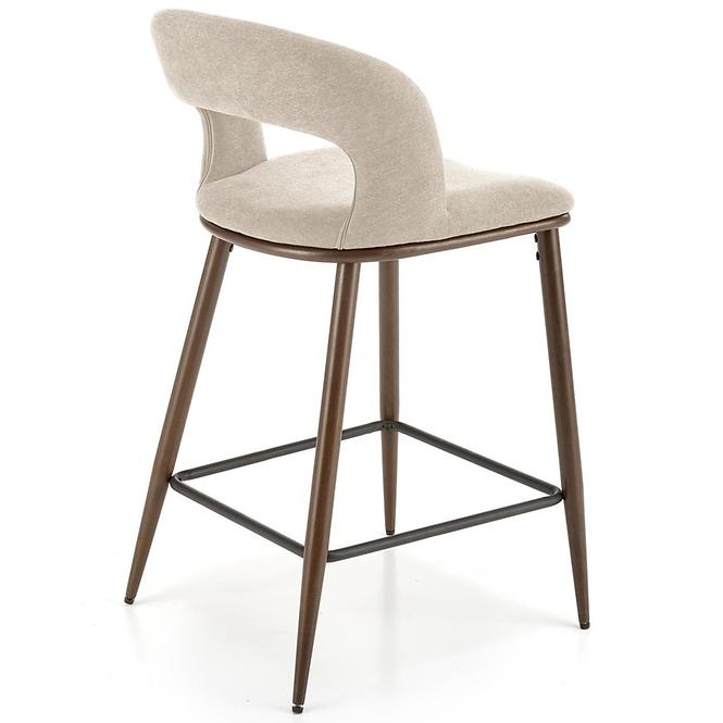 Barová Stolička H114 béžová/orech,4