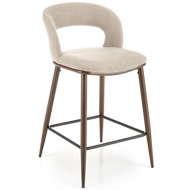 Barová Stolička H114 béžová/orech,5