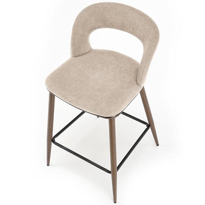 Barová Stolička H114 béžová/orech