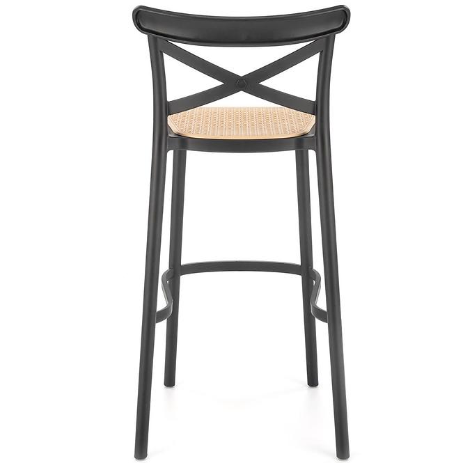 Barová Stolička H111 prirodzené/čierna
