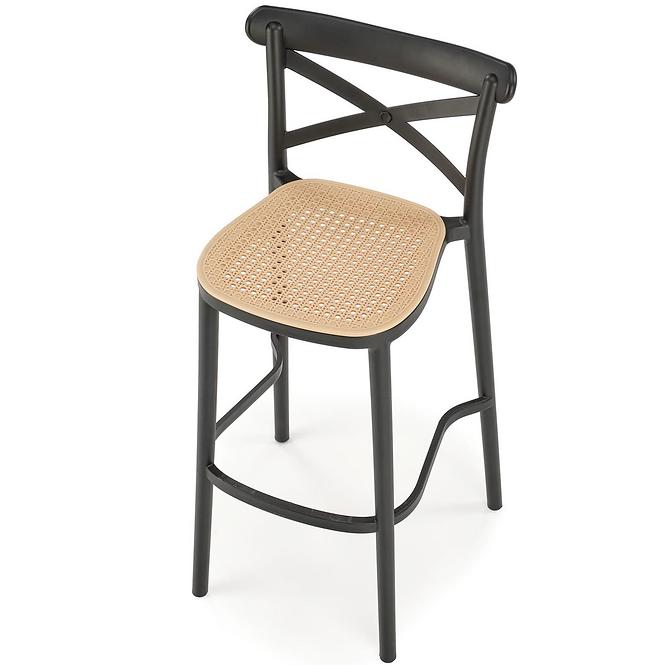Barová Stolička H111 prirodzené/čierna