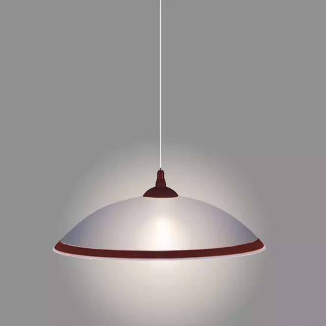 Luster Ufo - K-3511 hnedá LW1