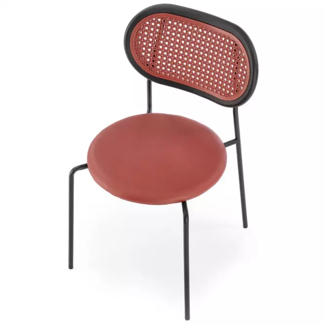 Stolička K524 bordová,8