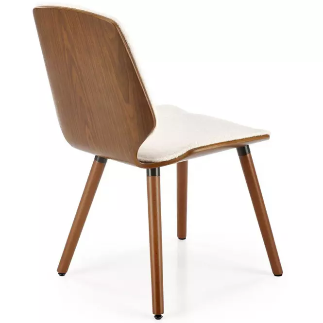 Stolička K511 krém/orech,3