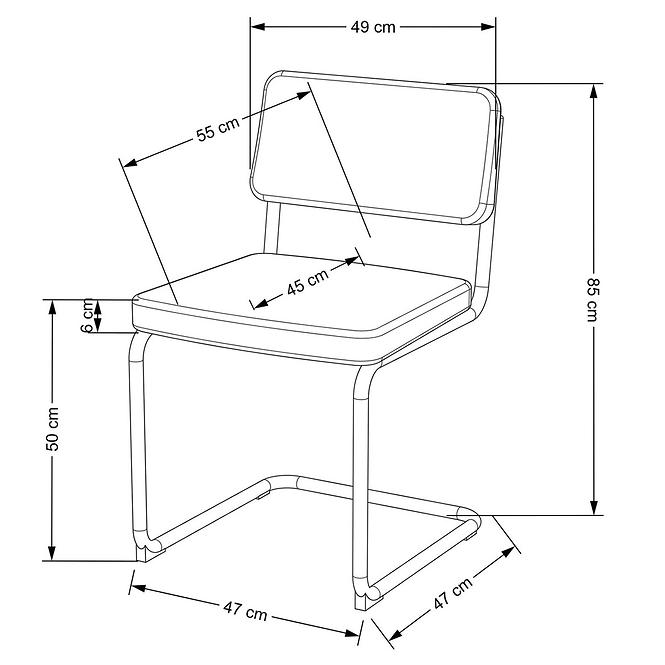 Stolička K510 tmavý zelená,2