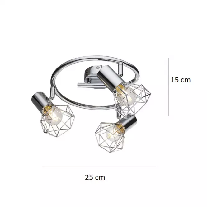 Luster Drut 54802-3 LS3 Chróm,3