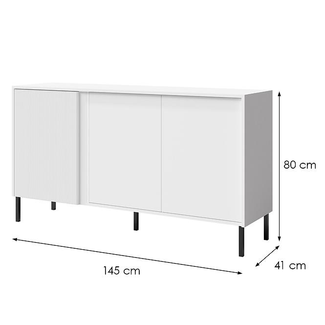 Komoda Mia 2 biely,2