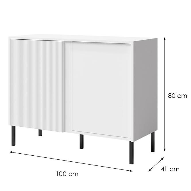 Komoda Mia 4 biely,2