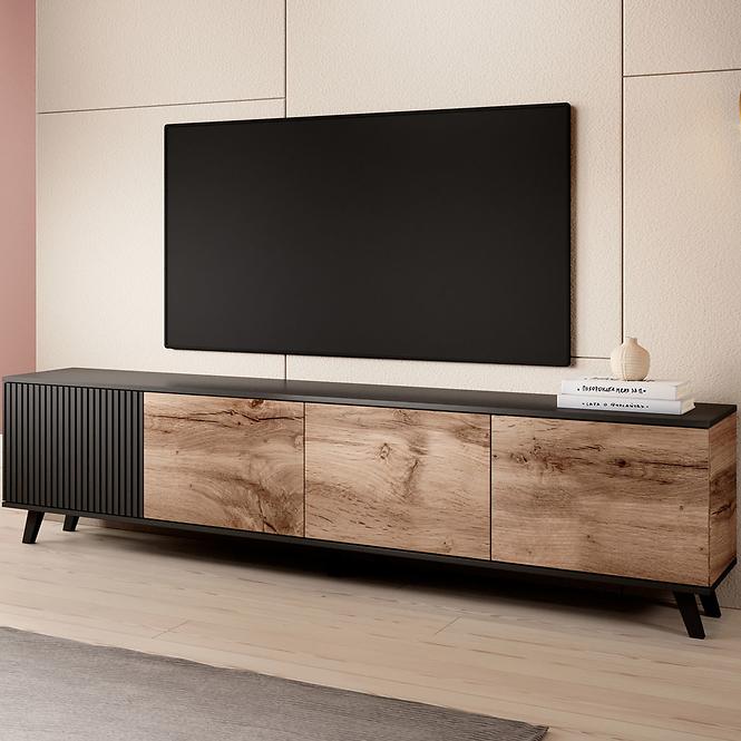 TV stolík Random RTV-3 wotan/čierna