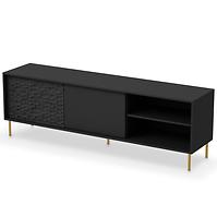 TV stolík Bullet RTV-1 čierna/zlatá