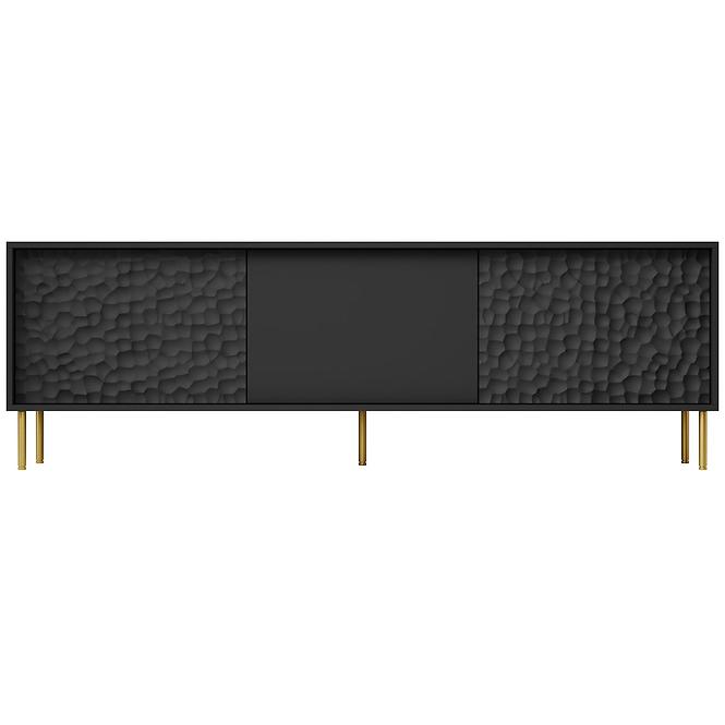 TV stolík Bullet RTV-1 čierna/zlatá,4