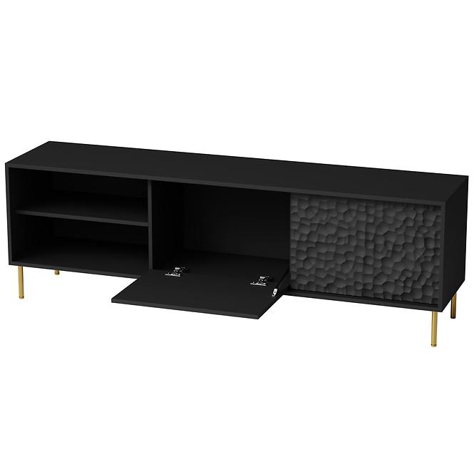 TV stolík Bullet RTV-1 čierna/zlatá,8