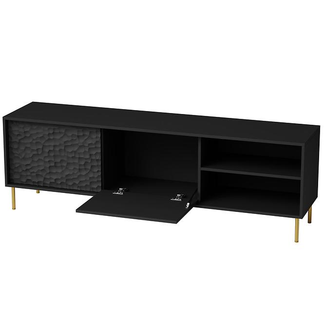 TV stolík Bullet RTV-1 čierna/zlatá,10