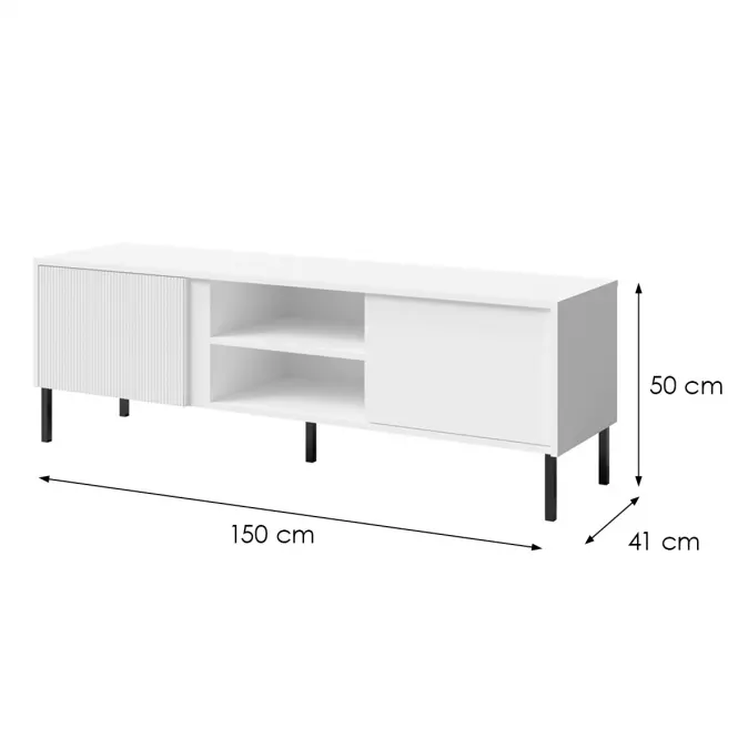 TV stolík Mia 6 biely