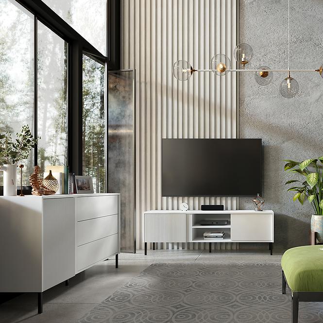 TV stolík Mia 7 biely,4