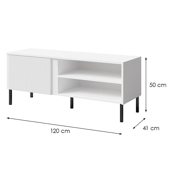 TV stolík Mia 7 biely,2