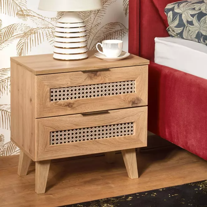Nočný stolík Borneo SN-1 dub artisan/prirodzené