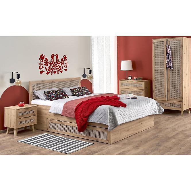 Nočný stolík Borneo SN-1 dub artisan/prirodzené