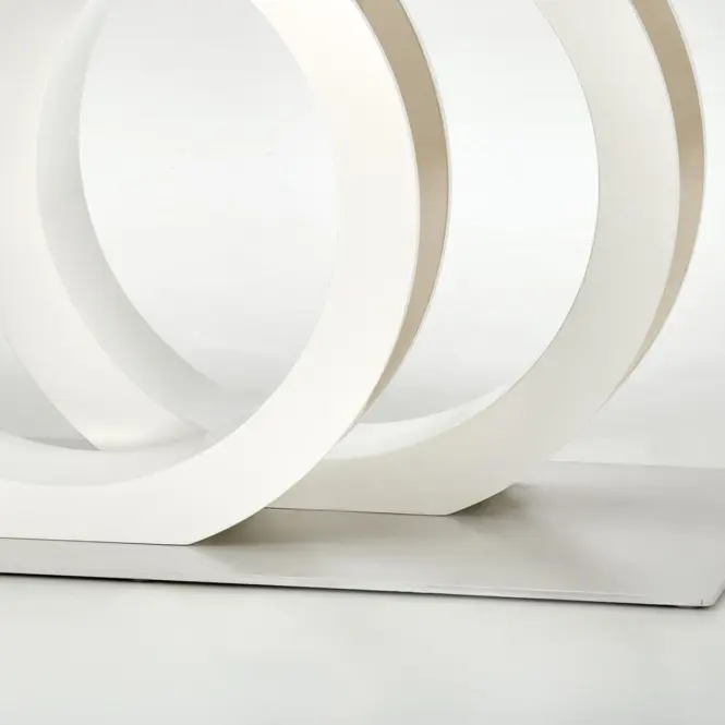 Stôl Galardo 90x160 mdf - biela/zlatá