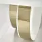 Stôl Galardo 90x160 mdf - biela/zlatá,5