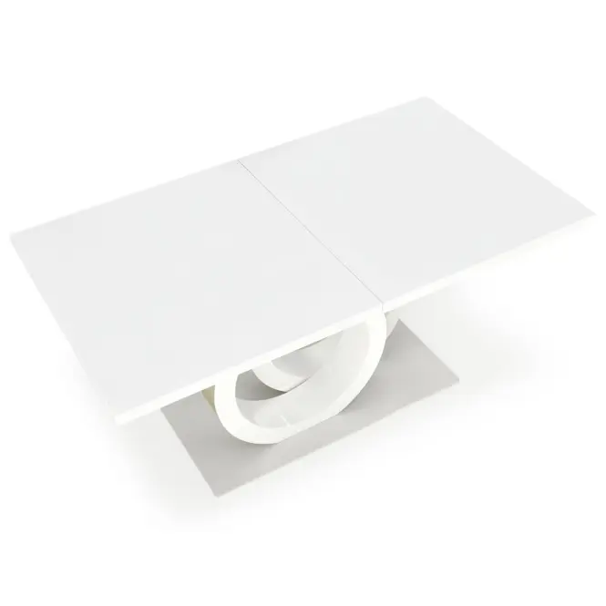 Stôl Galardo 90x160 mdf - biela/zlatá