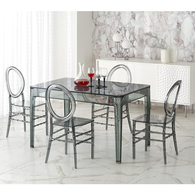 Stôl Gomez 80x120 polipropylen – zadymený
