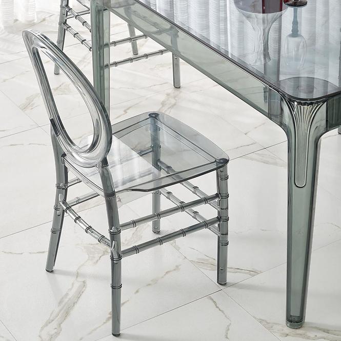 Stôl Gomez 80x120 polipropylen – zadymený