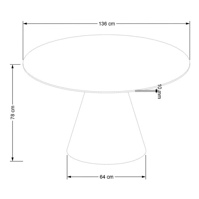 Stôl Henderson 136 mdf – orech