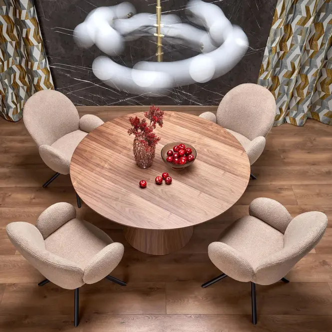 Stôl Henderson 136 mdf – orech,8