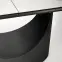 Stôl Osman 90x160 keramika/MDF - biela mramor/čierna,5