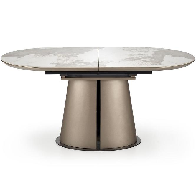 Stôl Robinson 90x160 ceramika/mdf – beżowy mramor/capuc,4