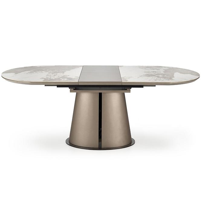 Stôl Robinson 90x160 ceramika/mdf – beżowy mramor/capuc,5