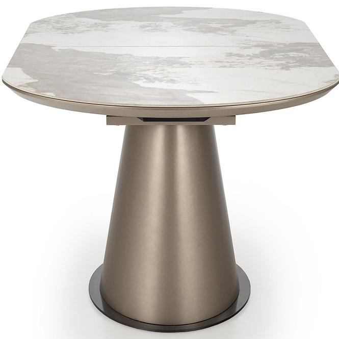 Stôl Robinson 90x160 ceramika/mdf – beżowy mramor/capuc,6