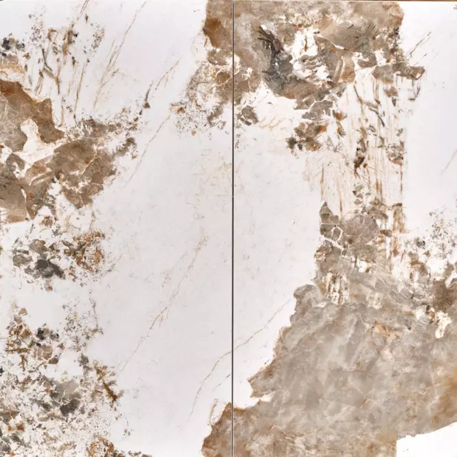 Stôl Robinson 90x160 ceramika/mdf – beżowy mramor/capuc
