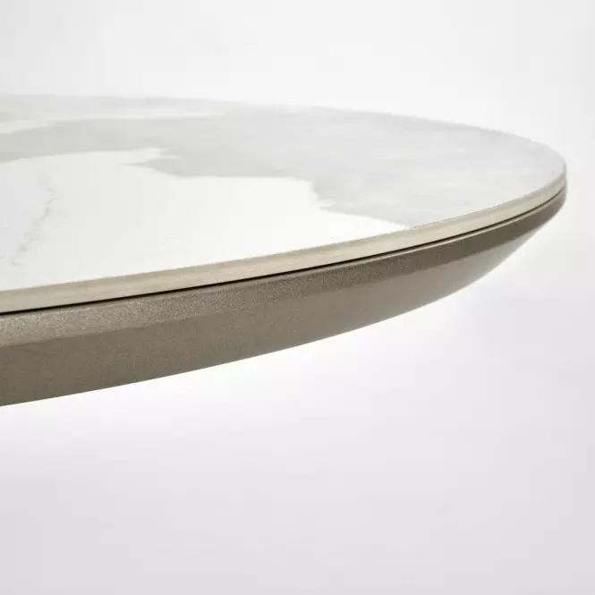 Stôl Robinson 90x160 ceramika/mdf – beżowy mramor/capuc