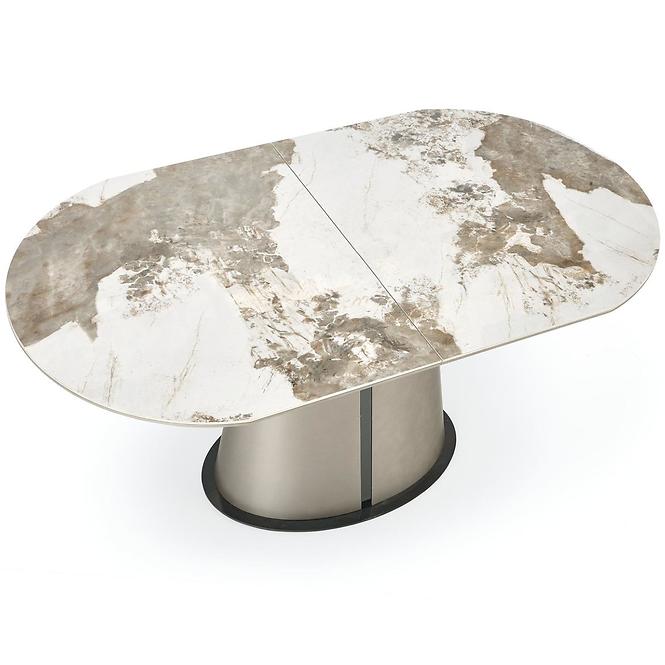 Stôl Robinson 90x160 ceramika/mdf – beżowy mramor/capuc,11