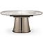 Stôl Robinson 90x160 keramika/MDF – béžový mramor/cappuccino,4