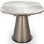 Stôl Robinson 90x160 keramika/MDF – béžový mramor/cappuccino,6