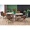 Stôl Robinson 90x160 keramika/MDF – béžový mramor/cappuccino,13