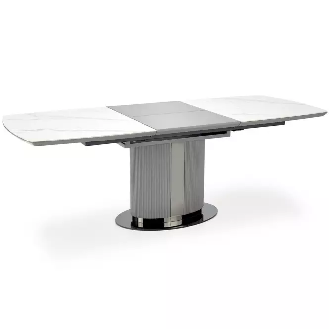 Stôl Dancan 90x160 ceramika/mdf – mramor/popol