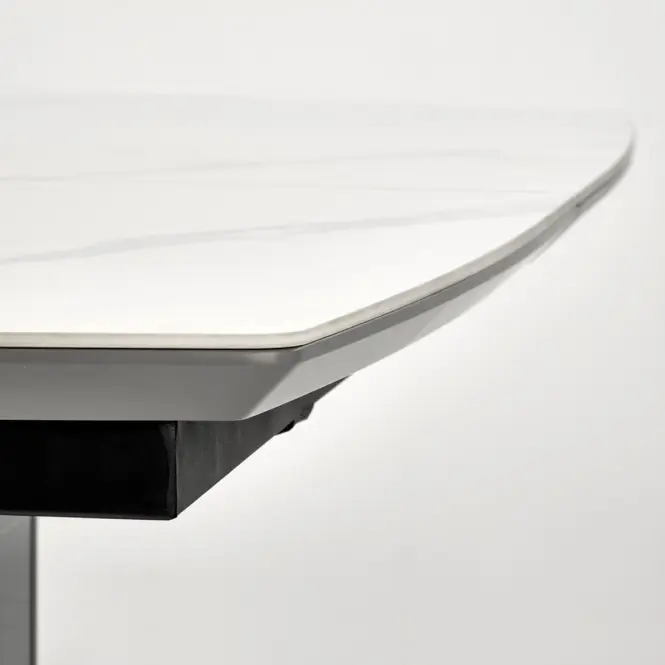 Stôl Dancan 90x160 keramika/MDF – mramor/popol,5