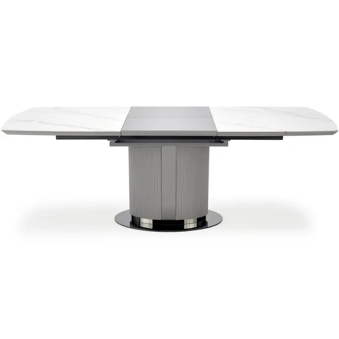 Stôl Dancan 90x160 keramika/MDF – mramor/popol,6
